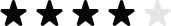 rating four stars